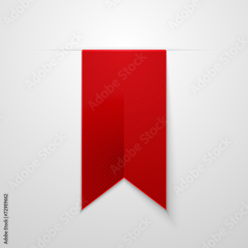 Red bookmarks isolated on white background. Vector illustration Free Download Red bookmarks isolated on white background. Vector illustration - GFXLoad