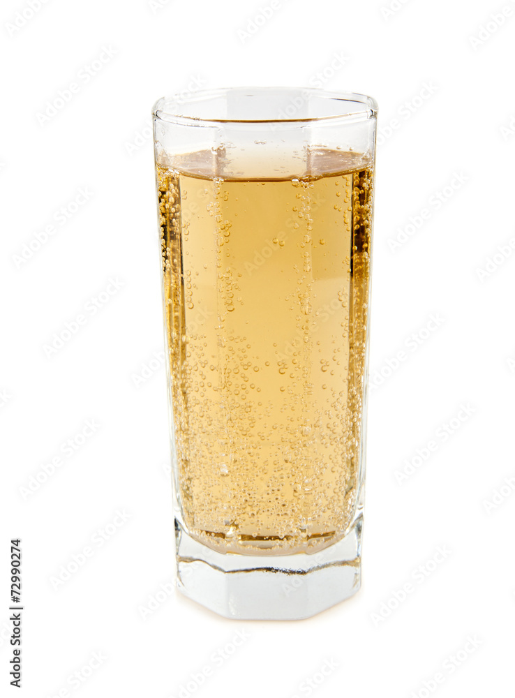 carbonated soft drink in a glass carbonated soft drink in a glass