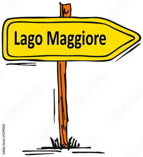 Bild auf Leinwand Lago Maggiore...