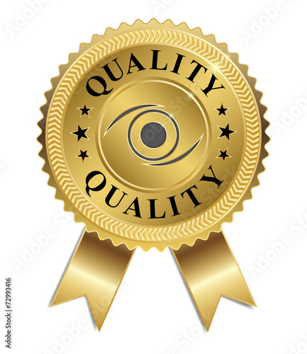 Eye of Quality (Gold & Black)
