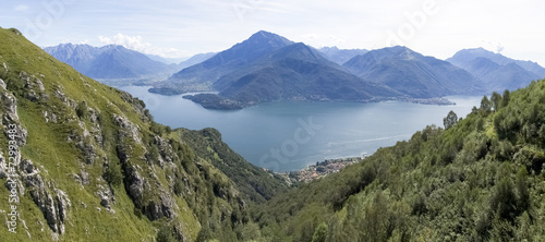 Panoramic images of Lake of Como