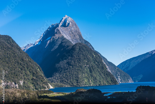 Mildford sound South New Zealand photo