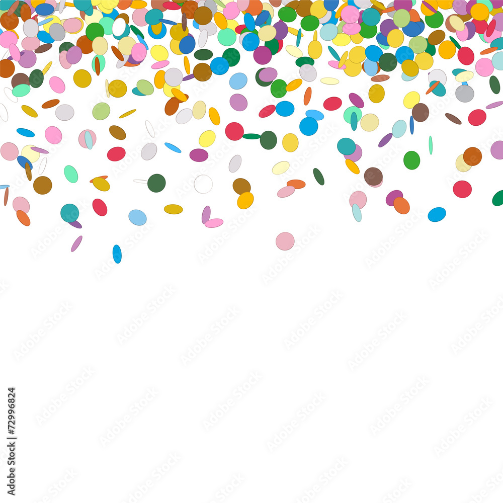 Konfetti, Hintergrund, Geburtstag, Party, Confetti, Background Stock Vector  | Adobe Stock