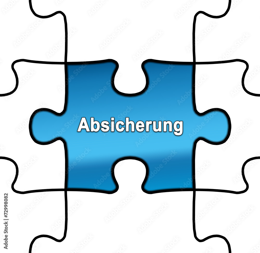 Fototapeta premium gpn gpn2 GrafikPuzzleNahtlos gpn-v1 - Absicherung blau g2511