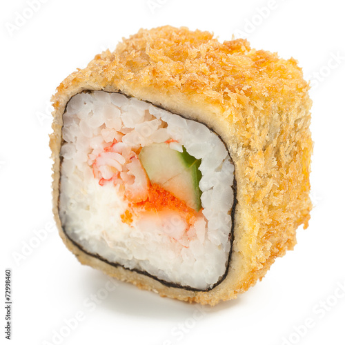 Crab tempura maki japanese roll