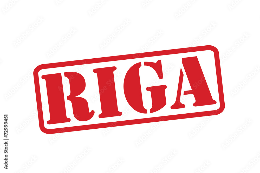 RIGA Red Rubber Stamp vector over a white background. RIGA Red Rubber Stamp vector over a white background.