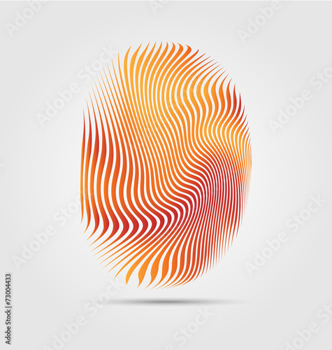 Identification systems business icon
