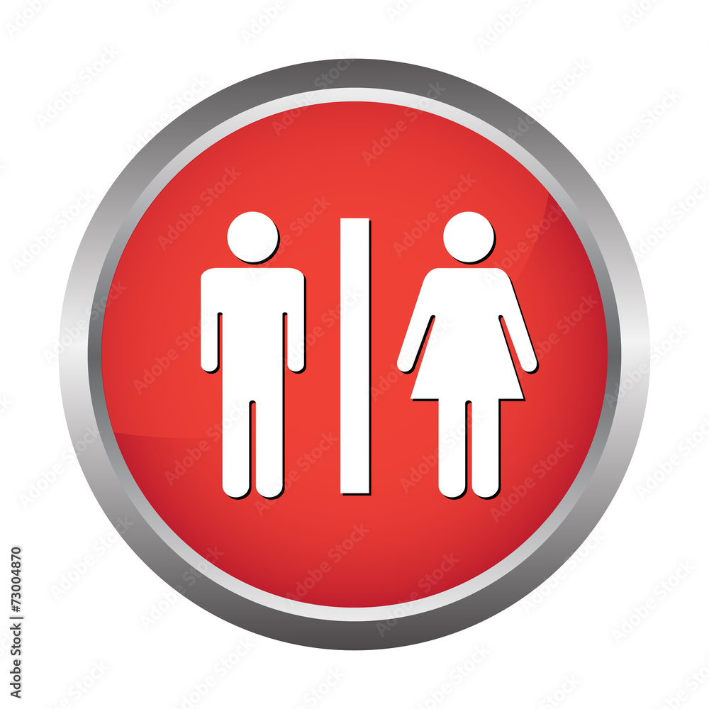wc button for men and women wc button for men and women