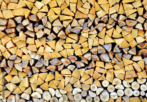 abstract background with stacked firewood