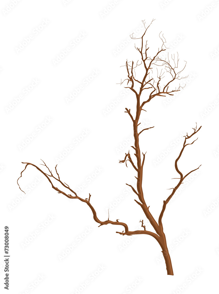 Dead Tree Vector Shape Dead Tree Vector Shape