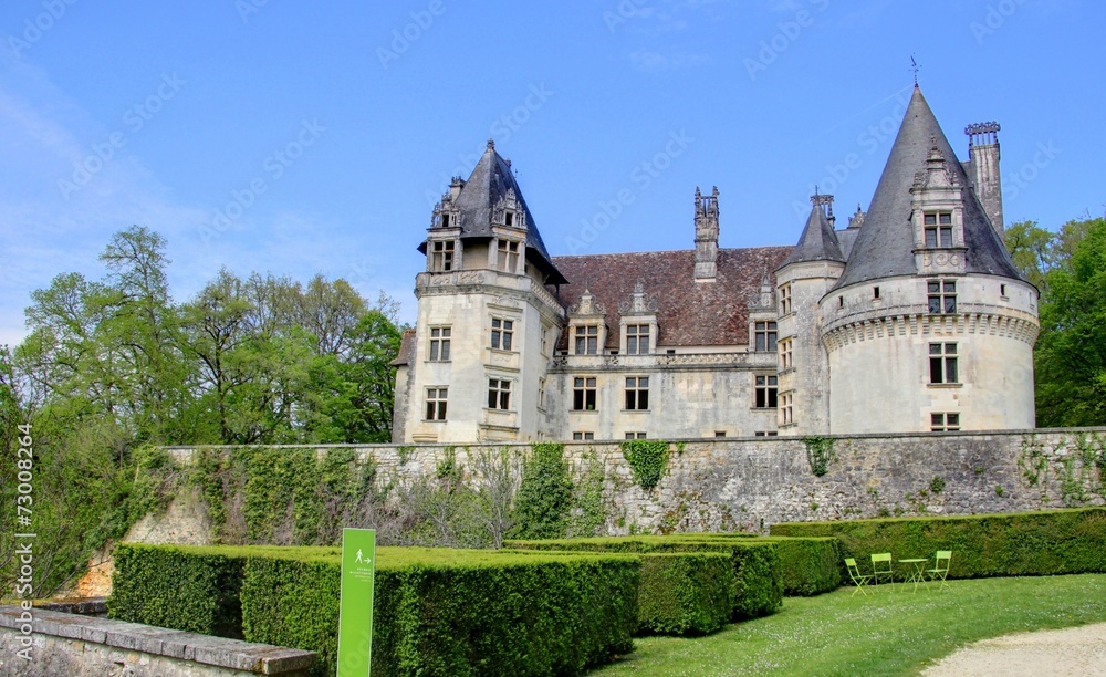 chateau dans le perigord