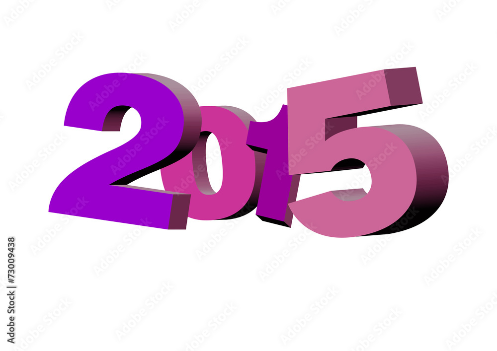 illustration for new year 2015 illustration for new year 2015
