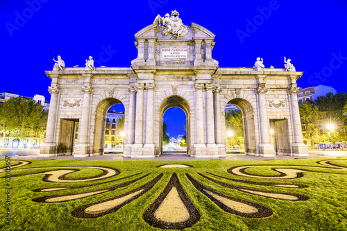 Puerta de Alcala in Madrid, Spain