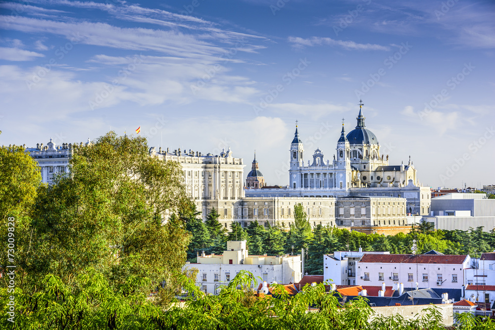 Fototapeta premium Katedra Almudena w Madrycie, Hiszpania