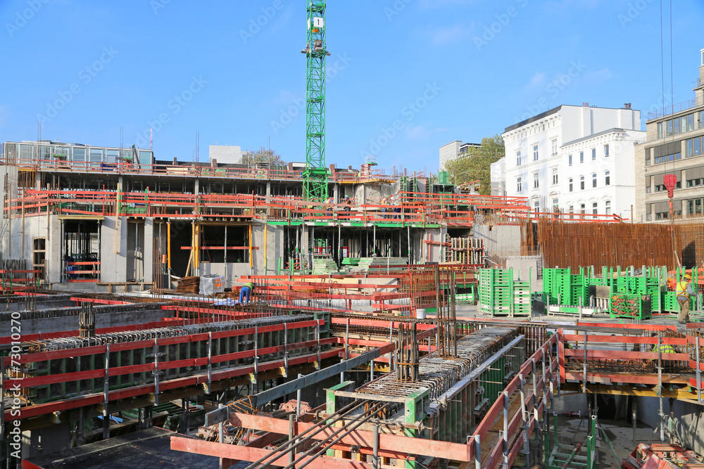 Fototapeta premium Großbaustelle_2014