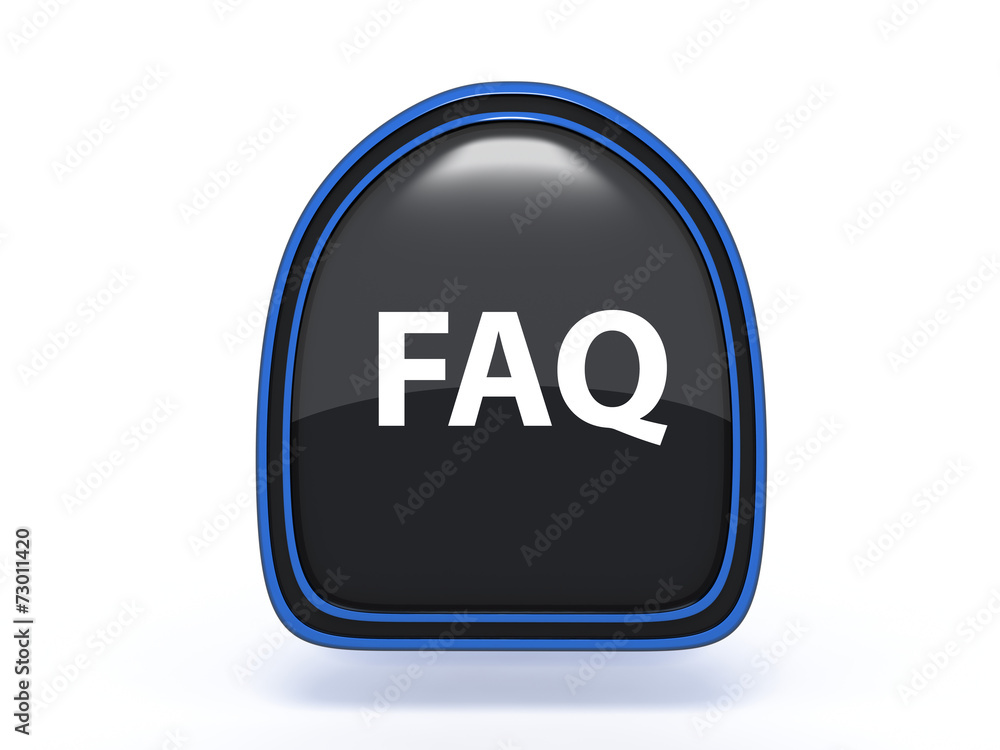faq pick icon on white background faq pick icon on white background