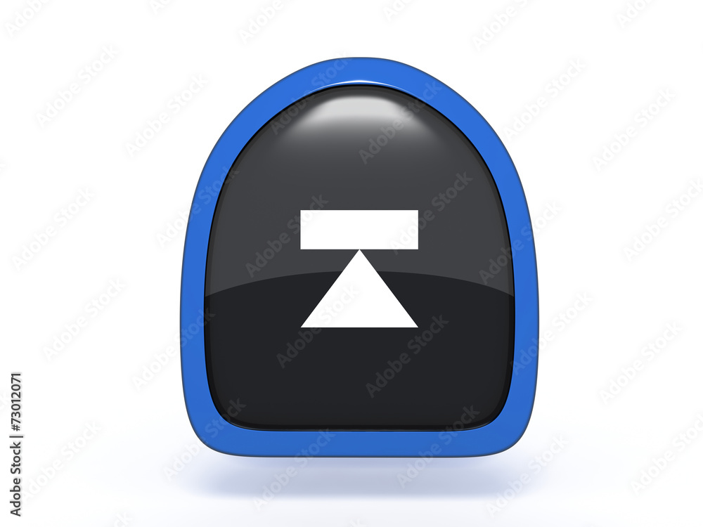 eject pick icon on white background eject pick icon on white background