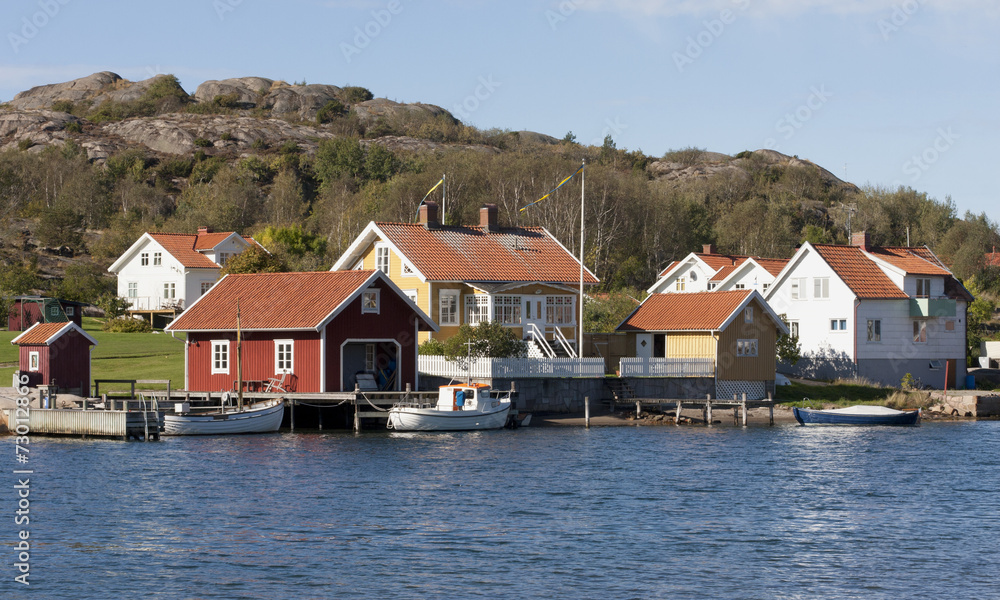 Swedish coastal village