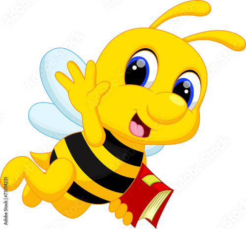 Cute bee cartoon