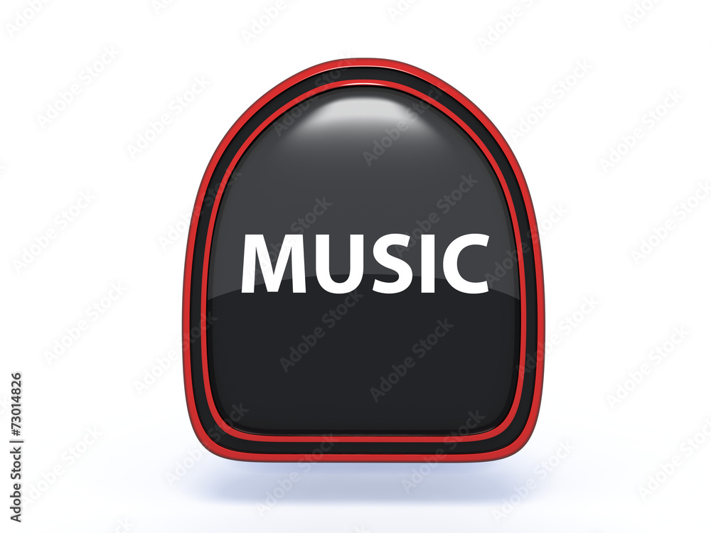 music pick icon on white background music pick icon on white background