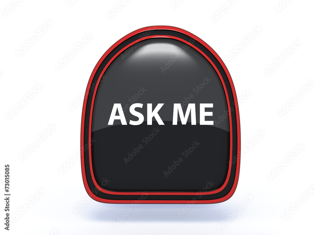 ask me pick icon on white background ask me pick icon on white background