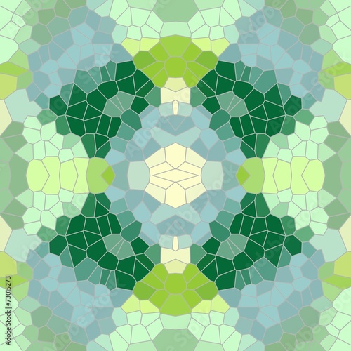 Green mosaic pattern background