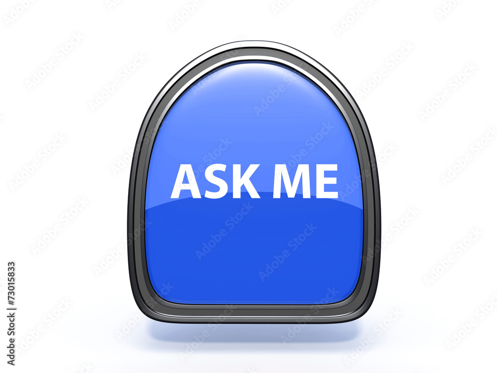 ask me pick icon on white background ask me pick icon on white background