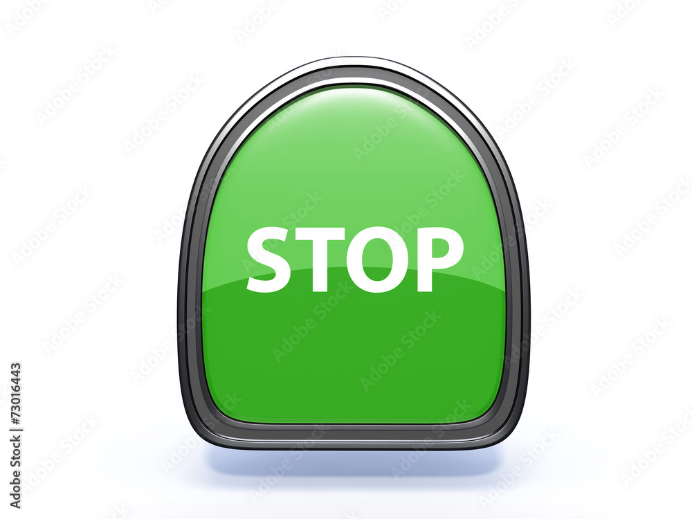 stop pick icon on white background stop pick icon on white background