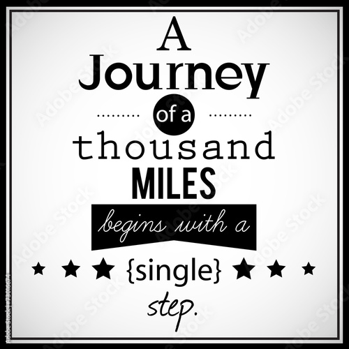 Inspirational VECTOR quotation.