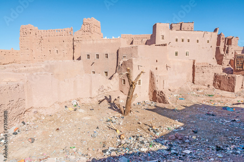 The Kazbah Taourirt in Ouarzazate, Morocc, Africa photo