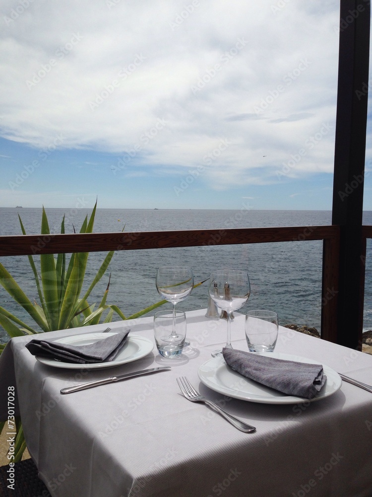Fototapeta premium Pranzo con vista 