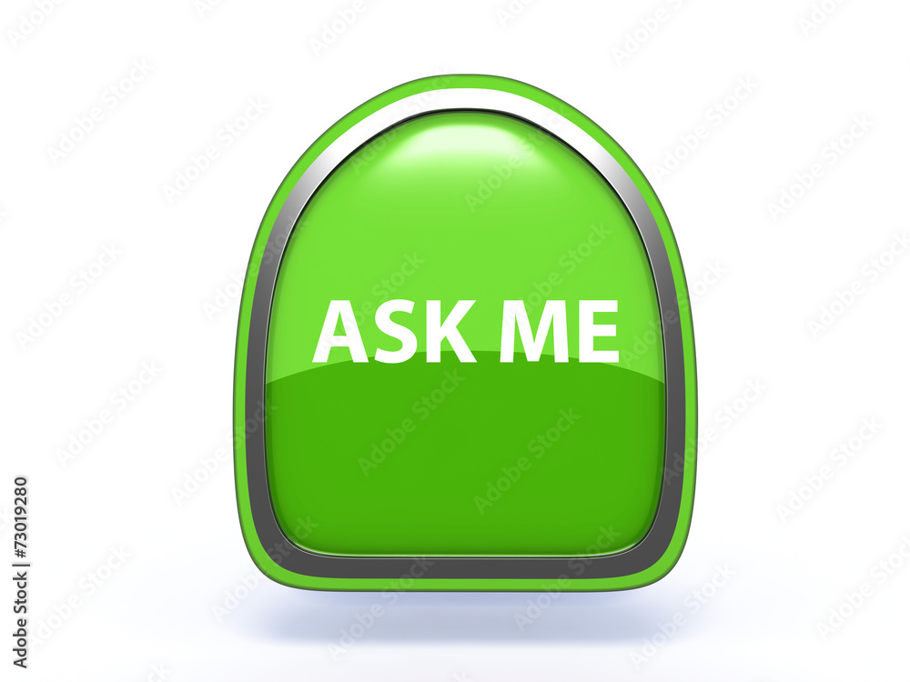 ask me pick icon on white background ask me pick icon on white background