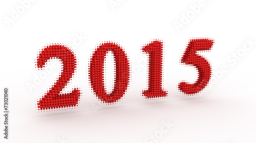 Represents the new year 2015