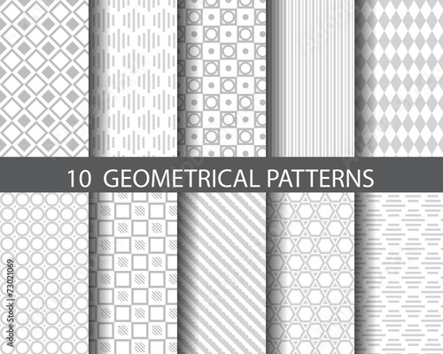 10 geometrical patterns