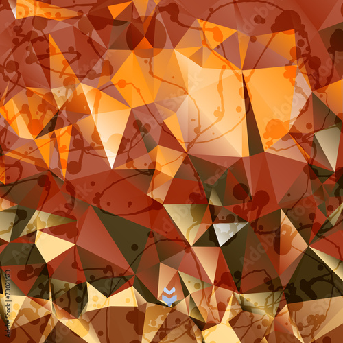 Creative stylized background of triangles