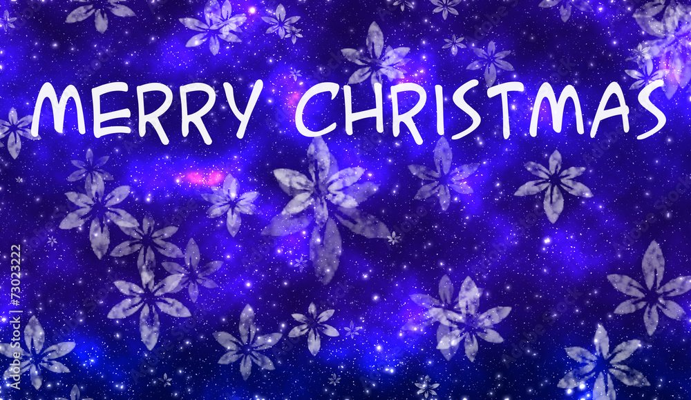 Christmas background with flower
