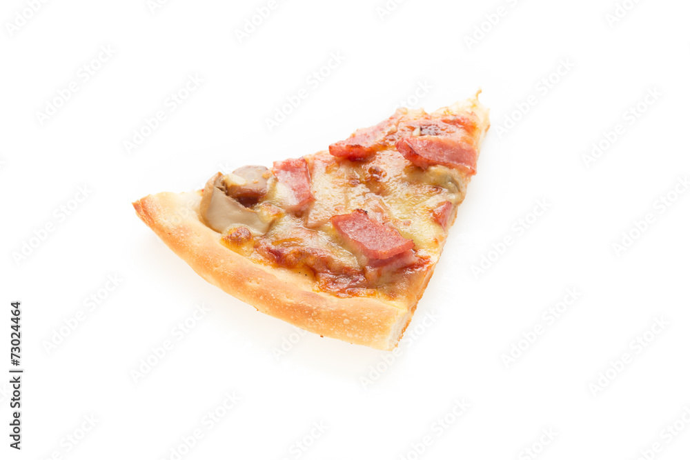 pizza slice isolated on white background pizza slice isolated on white background