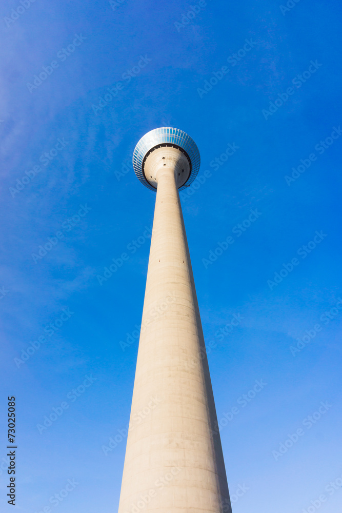 DUSSELDORF - NOVEMBER 08: Rhine Tower (Rheinturm) on november 08 DUSSELDORF - NOVEMBER 08: Rhine Tower (Rheinturm) on november 08
