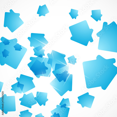 abstract background: house
