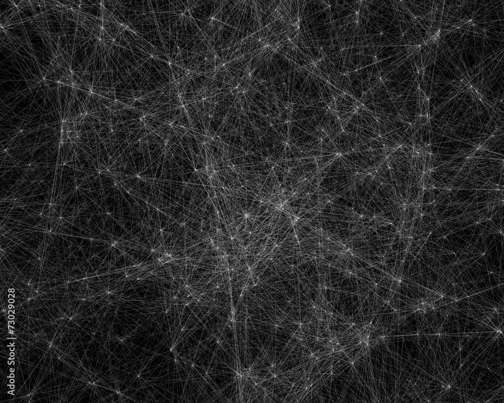 Abstract digital background with cybernetic particles