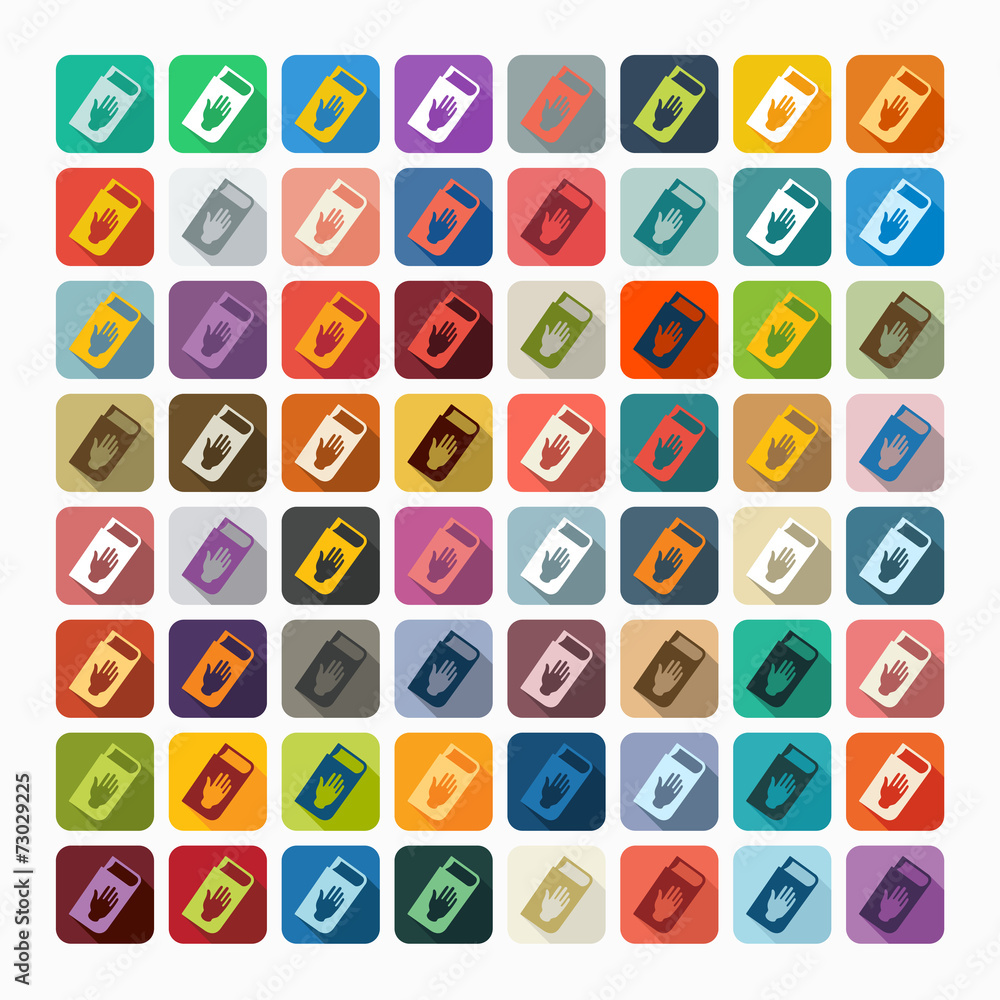 Flat design: constitution Flat design: constitution