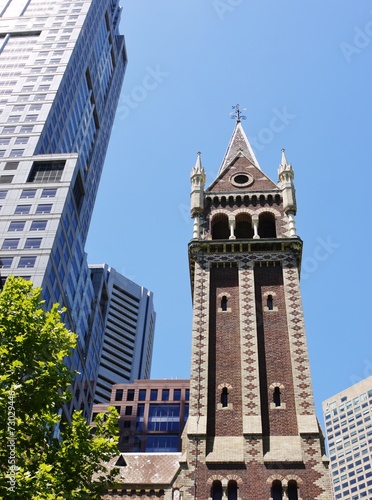 The building of Collins Street Uniting Church in Melbourne