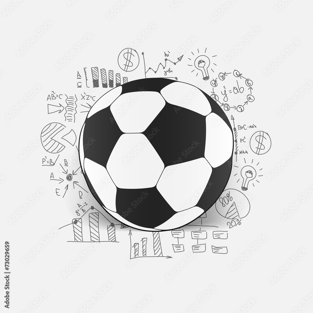 Drawing business formulas: ball Drawing business formulas: ball