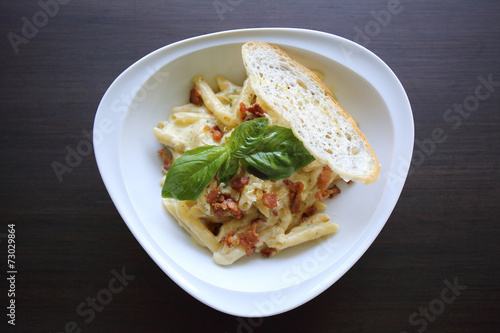 Spaghetti penne Carbonara