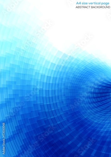 Abstract blue perspective background