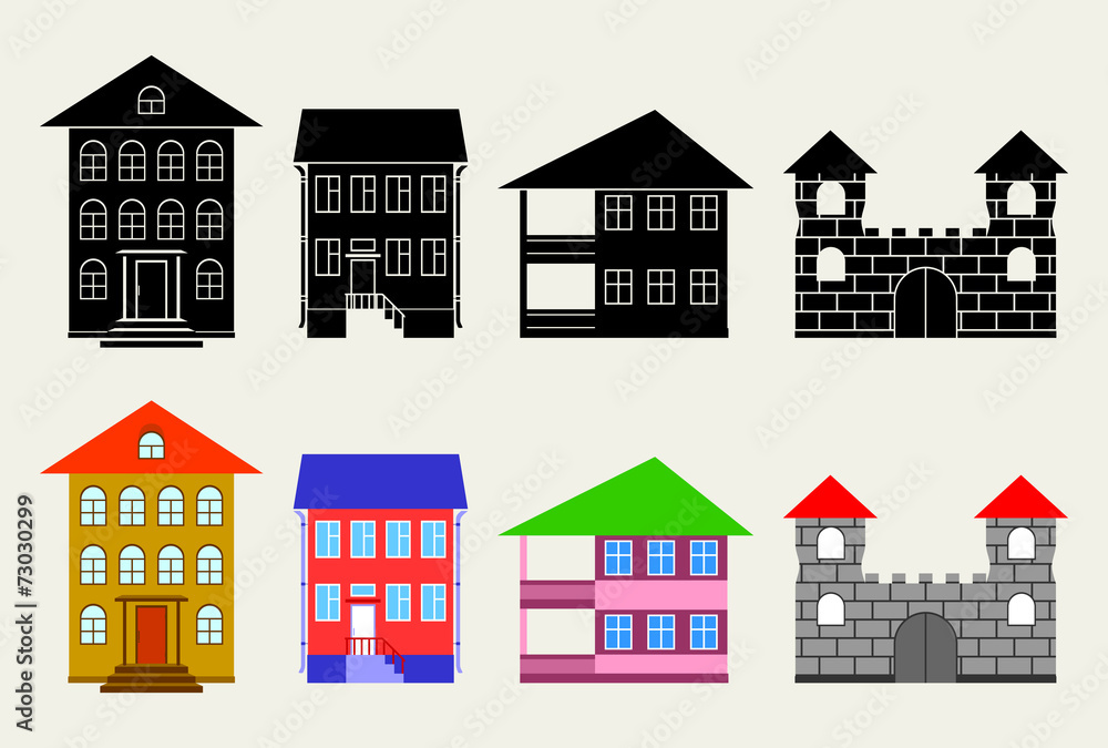 Small houses. Small houses.