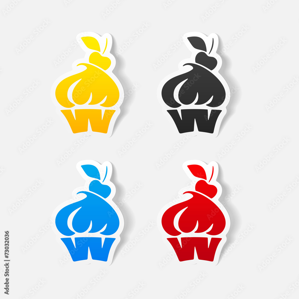 realistic design element: cake realistic design element: cake