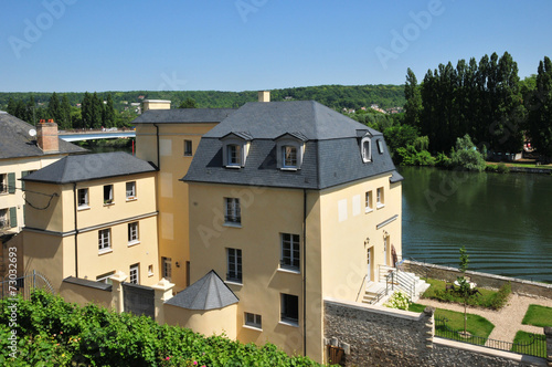 France, the historical city of Mantes la Jolie photo