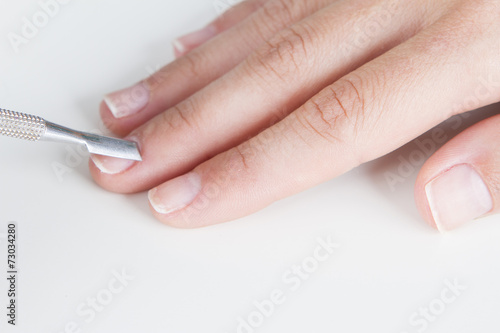 manicure in a girl