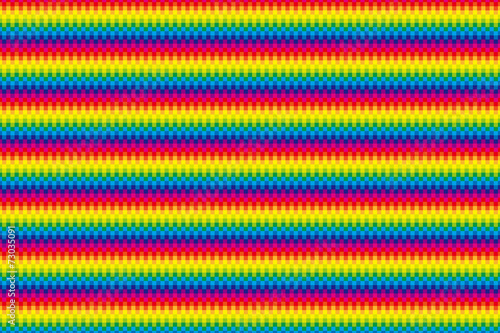#Background #wallpaper #Vector #Illustration #design #free #free_size #charge_free #colorful #color rainbow,show business,entertainment 背景素材壁紙(織物風な虹色モザイク)